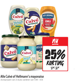  hellmans calve mayonaise 2 10 25 100 profresh beter leven gerecyclede chili mild yofresh bereid yoghurt same stuks varieeren 