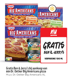  dr oetker diepvriespizza 100 dr.oetker big americans crispy outside soft inside bbq chicken topped with cheese onion onions tas cookie dough strawberry cheesecake ml nutri score dr. pizza xl 