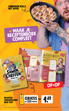  2 3 4 10 20 45 48 50 100 150 250 cinnamon rolls appel receptenboek spaar jumbo kaartjes pannenkoeken geheime ingredient havermout b eieren bal diepe snufje zout mix bakpoeder kaneel staafmixer glad beslag minuten lets druppels olie verhit pannenkoekenpan paar schep opscheplepel kleine pan diameter cm bak ca. rand draai kant goudbruin stapel pannenkoekjes laagjes kaartje fruit ertussen bestrooi laag nootjes eindig ahornsiroop branch toetje nick toet recepten verzamelboek gezin twee spellen min wachttijd personen volkoren ripe bananen halfvolle zonnebloem aardbeien frambozen blauwe bessen plakjes peer druiven gebruik seizoen notenmix stroop honing keukenmachine mixer tefal variatie suiker pot appelmoes plantaardige melk zoeter keren vriezer leg punten 