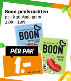  bonen 1 boon peulvruchten pak pats bruine kilo v.a. kidney 