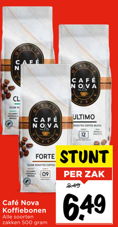  cafe nova koffiebonen 12 500 mcafee rc ultimo roasted coffee beans forte soorten zakken zak 
