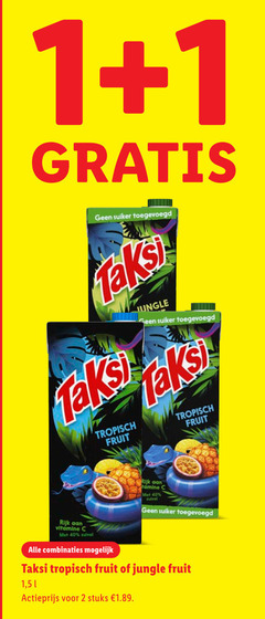  taksi fruitdrank 1 2 40 suiker tropisch fruit jungle rijk vitamine combinaties actieprijs stuks 