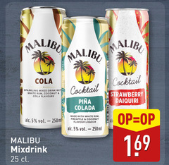  5 25 malibu cola sparkling mixed drink wit white rum coconut flavours 250ml mixdrink cocktail colada with pineapple flavour liqueur strawberry daiquiri 