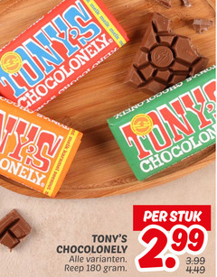 tony chocolony chocolade 180 melk chocolonely arno reep stuk 3.99 