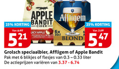  grolsch apple bandit affligem speciaalbieren appelcider 6 25 cider 6x frise blond speciaalbier pak blikjes liter varieeren 