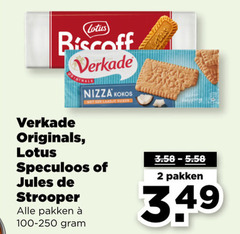  lotus verkade biscuit 2 biscoff nizza kokos laagje suiker originals speculoos jules pakken 