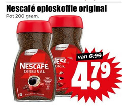  nescafe oploskoffie 200 original pot volle 