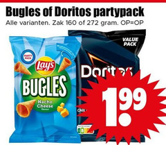  doritos lays chips 160 bugles partypack zak pack nacho cheese chili 