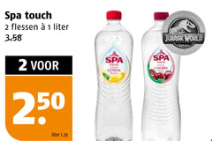  1 2 250 spa touch flessen liter jurassic world cherry lemon 