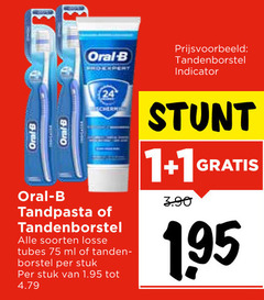  1 24 oral b scherm tandpasta tandenborstel soorten tubes ml tanden borstel stuk indicator 
