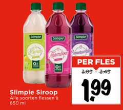  650 framboos slimpie siroop soorten flessen ml fles 