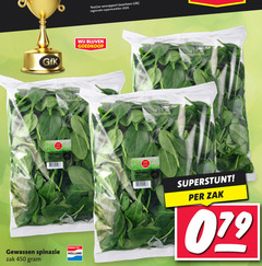  450 versrapport gfk regionale supermarkten gewassen spinazie zak holland 
