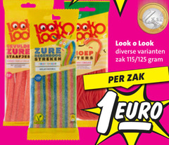  snoep 100 gevulde zure soep staafjes zak 
