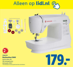  2 80 180 lidl.nl singer jaar naaimachine steken geadviseerd 