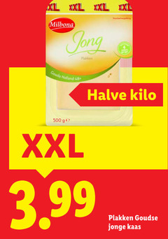  milbona kaasplakken 48 500 xl xxl jong gouda holland halve kilo ge 3.99 goudse jonge kaas 
