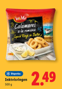  500 calamares la romana squid rings diepvries inktvisringen 