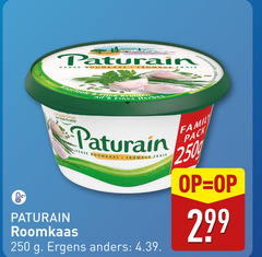  paturain roomkaas 250 verse fromage frais knoflook fine finest smaak kruiden ergens family pack 