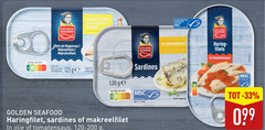  120 nutri score golden seafood filets makreelfilets koolzaadolie poids gewicht nettogewicht ge suggestion gecertificeerd duurzame visserij www.msc.org nl zonnebloem sardines serveersuggestie haringfilet makreelfilet olie tomatensaus haring 