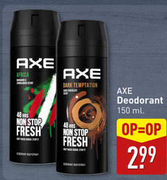 axe deodorant 48 150 africa mandarin sandalwood scent stop fresh mask odour it bodyspray dark temptation chocolate ml 