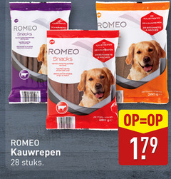 28 romeo snacks heerlike zachte pensrolletjes tendres la kauwrepen be macher strips rund stuks pieces ge 