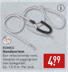  romeo hondenriem riem buikgordel ca. stuk 
