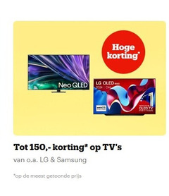  150 qled lg oled o.a. samsung tv 