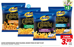  aviko patat 2 12 14 100 600 750 super originals kreukel friet diepvriesdozen mania 1 franse airfryer pommes frites klaar min supercrunch blends skinny fries grip dip zak 3.99 