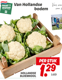  bloemkool proeft hollandse seizoen deka bodem vers stuk 