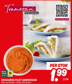  filet americain 20 tramezzini minuten beter leven dieren bescherming dekavers kuip scan code stuk 