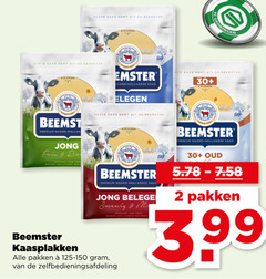  beemster kaasplakken 2 6 100 kaas premium holland jong fris gemaakt hollandse 30 belegen oud pakken 3.99 zelfbedieningsafdeling 
