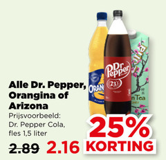  orangina arizona dr pepper cola ice tea frisdrank 23 25 dr. fles 1 5 liter 