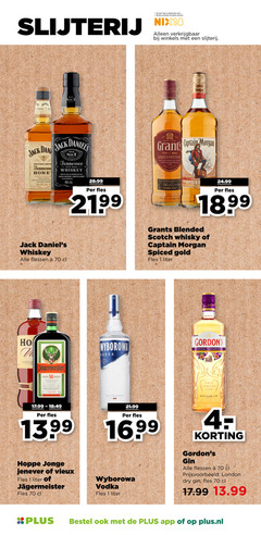  whisky vieux jenever gin 1 4 18 23 25 35 40 slijterij jaar legitimatie alcohol nix18 winkels old no.7 jack daniel original tennessee sour mash whiskey distilled by distillery captain morgan grants triple wood scotch fles flessen stand fast blended spiced gold liter jagermeister wyborowa vodka tropical polish london 16 99 dry plus.nl hoppe jonge 