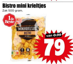  krieltjes 500 bistro mini zak minikrieltjes bakken airfryer min 