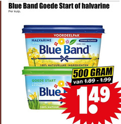 blue band margarine 8 100 500 start halvarine kuip vitamines palmolive natuurlijke calcium natuur 