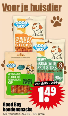  hondensnacks 8 80 100 huisdier good boy cheesy chicken sticks with inhoud verdraaid kauwsticks kip natuurlijke kipfilet natural meat zak 