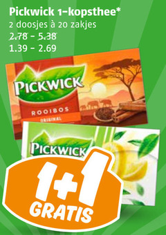  pickwick thee 1 2 20 kopsthee doosjes zakjes rooibos original 