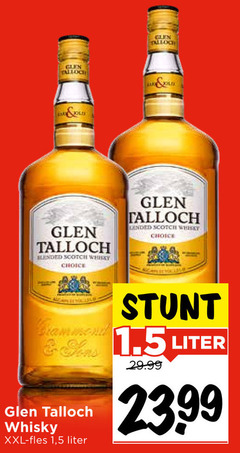  glen talloch whisky blended scotch choice sold old liter xxl fles 1 5 