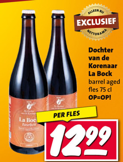  korenaar speciaalbieren la bourbon fles dochter bock barrel aged 
