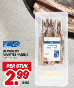  haring 4 gecertificeerd duurzame visserij www.msc.org nl dekavers maatjesharing pak stuks stuk vis ui 