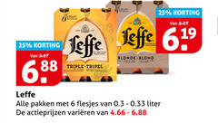  leffe speciaalbieren 6 25 30 triple tripel blonde blond pakken liter varieeren 