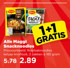  maggi noodles 1 2 fry soy garlic asa saucy ketjap knoflook zakken 