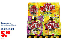  desperados speciaalbieren 330 blikjes ml 5.99 desperado original bier beer ola tropical passion fruit lime tequila 