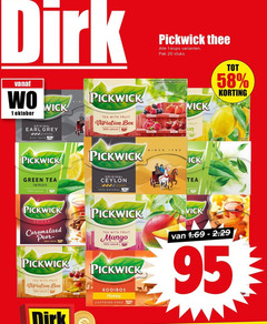  pickwick thee 1 20 100 200 pak stuks oktober wick original earl grey intense taste green tea lemon natural with fruit box bosvruchten aardbeien frambozen kersen fruits des bois fraise framboise cerise strawberry raspberry cherry since ceylon spices caramelised pearl mango rooibos honey caffeine free 