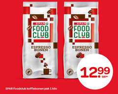  spar huismerk koffiebonen 1 food club espresso bonen pak kilo 16 99 