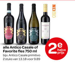  rode wijn 2 750 favorite antico fles ml primitivo stuks halve 