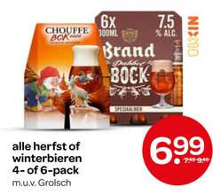  la chouffe brand grolsch bokbier 6 bock 6x 300ml herfst pack 