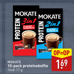  mokate oploskoffie 10 protein classic 10x source pack 