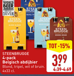  steenbrugge speciaalbieren 4 15 steen belgian abbey bee white world beer awards belgium silver brugge beerkoekjes blond blonde sanctus tripel til brown brune pack belgisch abdijbier wit bruin 