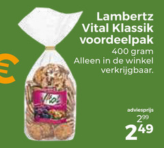  snoep 400 lambertz vital klassik 