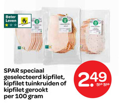  100 beter leven dieren bescherming kipfilet tuinkruiden gerookt 